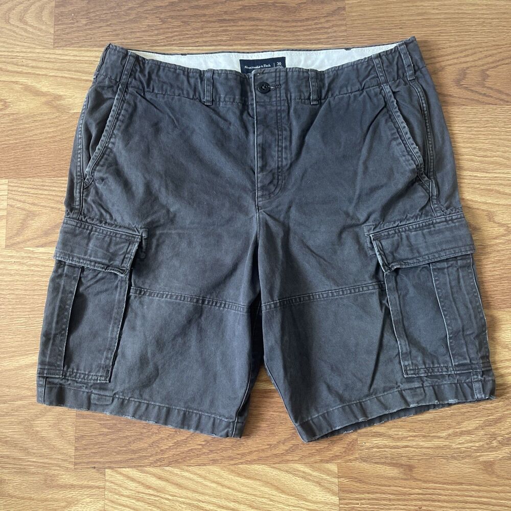 Abercrombie And Fitch Size 36 Paratrooper Cargo Shorts Y2K